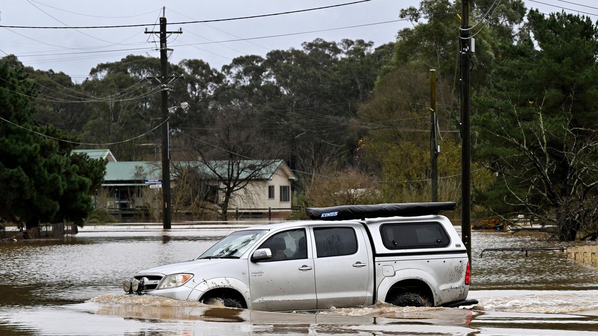 Sydney a okolí se opět potýká se záplavami